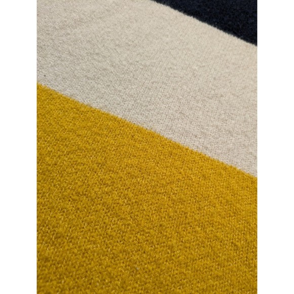 C & C California Women's Knit Wool blend Long Sleeve Turtleneck Sweater Striped - Picture 8 of 13